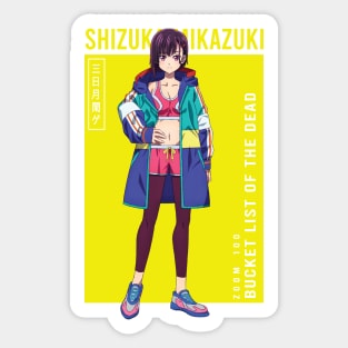 Zom 100 Bucket List of the Dead - Shizuka Mikazuki Sticker